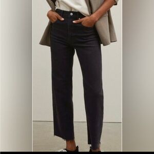 Everlane Black Frayed Hem Jeans Vintage Black Size 28